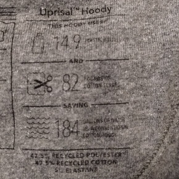 Patagonia Uprisal P-6 Logo Hoody Size M - Picture 10 of 11